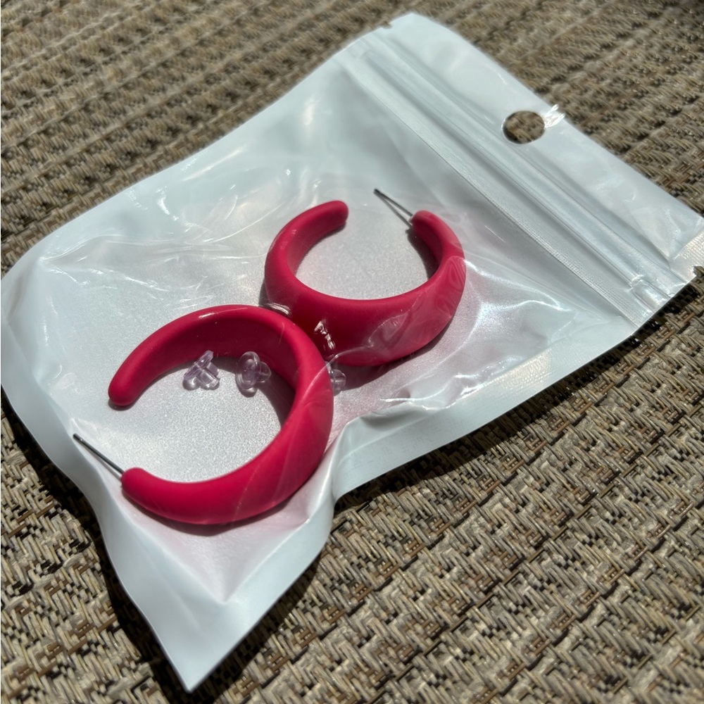 Pink Hoops